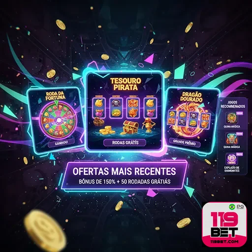 Página inicial da 119bet com destaque para apostas esportivas e opções de jogos online